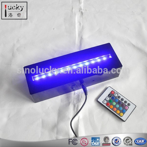 LED Light Base/ Stand Menu Holder Night Base With Colorful Remote control